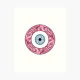Nazar Boncuğu Sticker Duvar 18cm Yapıştırma Etiket MD9