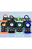 Şeffaf Mecha Müzik TWS Stereo RGB Ritim İşıklı Hoparlör Kablosuz Bluetooth 5.0 Taşınabilir Hoparlör A11