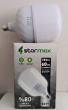 4 ADET-STARMAX 60W Torch LED Ampul E-27 Beyaz Işık 1750 LM