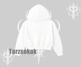Kapşonlu Crop Sweatshirt Stay Wild Rock Spirit Urban Riot