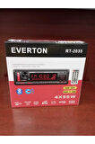 Everton Rt-2035 Çift Usb'li Usb-sd-fm-aux-bluetooth Oto Teyp 4x55