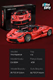 Cada Bricks Viva Hypercar -C61505W (4739 Parça) Profesyonel Oyuncak Yapım Seti