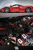 Cada Bricks Viva Hypercar -C61505W (4739 Parça) Profesyonel Oyuncak Yapım Seti