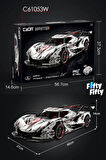 Cada V12 Hypercar -C61053W (4449 Parça) Profesyonel Oyuncak Yapım Seti