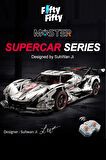 Cada V12 Hypercar -C61053W (4449 Parça) Profesyonel Oyuncak Yapım Seti