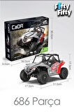 Cada ARCTIC CAT Wildcat XX -C62006W (686 Parça) Uzaktan Kumandalı Oyuncak Yapım Seti