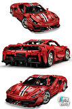 Cada Italian Red Supercar -C61042W (3187 Parça) Uzaktan Kumandalı Oyuncak Yapım Seti