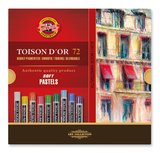 Koh-İ Noor Toison D'Or Soft Sanatsal Pastel Boya Seti 72 Renk Karton Kutu Soft Pastels 8517 72