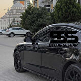 Audi A5 2007 - 2016 modeller ve arası Yarasa Ayna Kapağı Piano Black Abs Plastik Batman