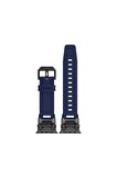 Apple Watch Ultra 49mm Uyumlu Fuchsia KRD-1101 Titanyum Metal Başlıklı Silikon Kordon