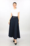 SORALLİNE KADIN KIŞLIK KLOŞ ETEK 779 LACİVERT