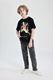 DeFacto Erkek Çocuk Avatar the Last Airbender Bisiklet Yaka Kısa Kollu Tişört C0381A824SMBK81