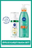 Nivea Luminous630 Sivilce Lekesi Karşıtı Serum 30ml ve DermaSkin Clear Yüz Temizleme Jeli150ml, Niasinamid