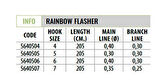 Lineaeffe 5640507 Rainbow Flasher 7li Çapari 0.25x0.35mm (FC) 205cm