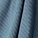 Mikrofiber Şönil Fitilli Minimalist Koltuk Örtüsü -175x350 cm XLarge, Çift Taraflı, Kaymaz, Terletmez Mavi