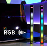 Sese Duyarlı RGB Müzik Ritim Ekolayzır 32 LED Işık Çubuğu!