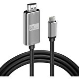 Daytona CH-01 Type-C To 4K Ultra Full Hd HDMI Usb-C Tak Çalıştır Görüntü Aktarım Kablosu