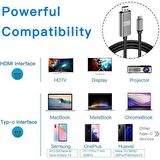 Daytona CH-01 Type-C To 4K Ultra Full Hd HDMI Usb-C Tak Çalıştır Görüntü Aktarım Kablosu