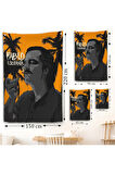 Pablo Escobar Uyuşturucu Baronu Duvar Örtüsü-7801