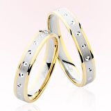 Sarı Beyaz Altın Alyans 7803