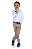 Tarz Gömlek Gabardin Pantolon  Erkek Çocuk Takım MNK0422