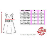 Tütü Etekli Kabarık Kollu Komotini Taçlı Kız Çocuk Abiye Elbise MNK0582