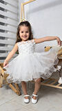 İncili Kız Çocuk Daisy Elbise MNK0585