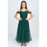 Dilina Kız Çocuk Şifon Abiye M00747