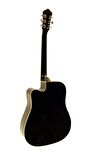 Elektro Akustik Gitar Segovia SGA41EQ4BK