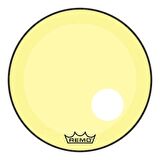 Remo P3-1322-ct-yeoh Powerstroke® P3 22 İnç Sarı Delikli Bas Davul Derisi