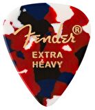 Fender Classic Celluloid Confetti 351 Shape Extra Heavy 12 Count Pena