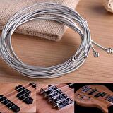 Orphee Deb-9x 4tel 045  Bas Gitar Gümüş Kaplama Takım Tel