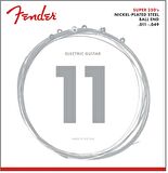 Fender Super 250 Nickel Plated Steel Ball End 250m .011-.049 Elektro Gitar Teli
