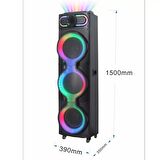 Hepu Hp-918 3*12" Süper Bass Party Box Bluetooth Speaker