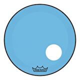 Remo P3-1322-ct-buoh Powerstroke® P3 22 İnç Mavi Delikli Bas Davul Derisi
