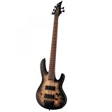 Esp Ltd D-5 Black Natural Burst Satin Bas Gitar