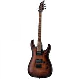 Esp Ltd H-200fm Dark Brown Sunburst Elektro Gitar