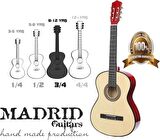 Madrıd Mcg-034 36" Naturel Junıor  Klasik Gitar 3/4