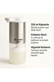 Hs500 Sensörlü Sıvı Sabunluk – 330 Ml, Köpük Ve Sıvı Sabun Uyumlu, Paslanmaz,