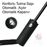 12 Telli Otomatik Şemsiye Siyah