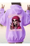 Unisex NıghtMare Baskılı kapüşonlu Sweatshirt