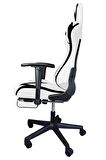TWISTED MINDS TM8250-WN COMFORT E-SPOR OYUNCU KOLTUĞU - BEYAZ / SİYAH