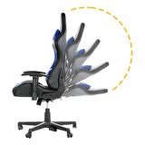 TWISTED MINDS TM8410-NY COMFORT RGB BLUETOOTH HOPARLOR MASSAGE POINTS E-SPOR OYUNCU KOLTUĞU - SİYAH / SARI