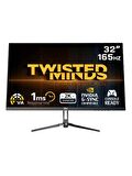 TWISTED MINDS 32” TM32QHD165VA QHD 165HZ 1MS HDMI DP HDR FAST VA FREESYNC/ADAPTIVE-SYNC ÇERÇEVESİZ GAMING MONİTÖR