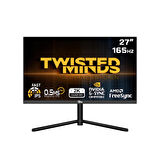 TWISTED MINDS 27" TM27QHD165IPS QHD 2K 165HZ 0,5MS HDMI DP HDR400 FAST IPS RGB GAMING MONİTÖR