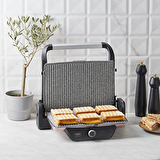 Karaca Gastro Classic Izgara Ve Tost Makinesi Rosegold 2000 W 6 Dilim Kapasiteli