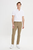 Slim Fit Dar Kesim 5 Cep Armürlü Esnek Pantolon