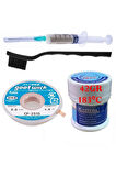 SolderPaste Krem Lehim KİMEİ 183°c UYUMLU Noclean Sn63pb37 42g Lehim Toplama Cp-2515 Emme Teli 2,5mm