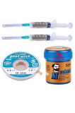 Mechnc Krem Lehim Sıvı Lehim Mechanc Solder Paste 42GR 138C Lehim Emme Temizleme Teli 2,5mm,,*/
