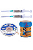 MECHANC Krem Lehim Solder Paste 138°C  42G Lehim Toplama CP-3015 Emme Teli 3,0mm Set